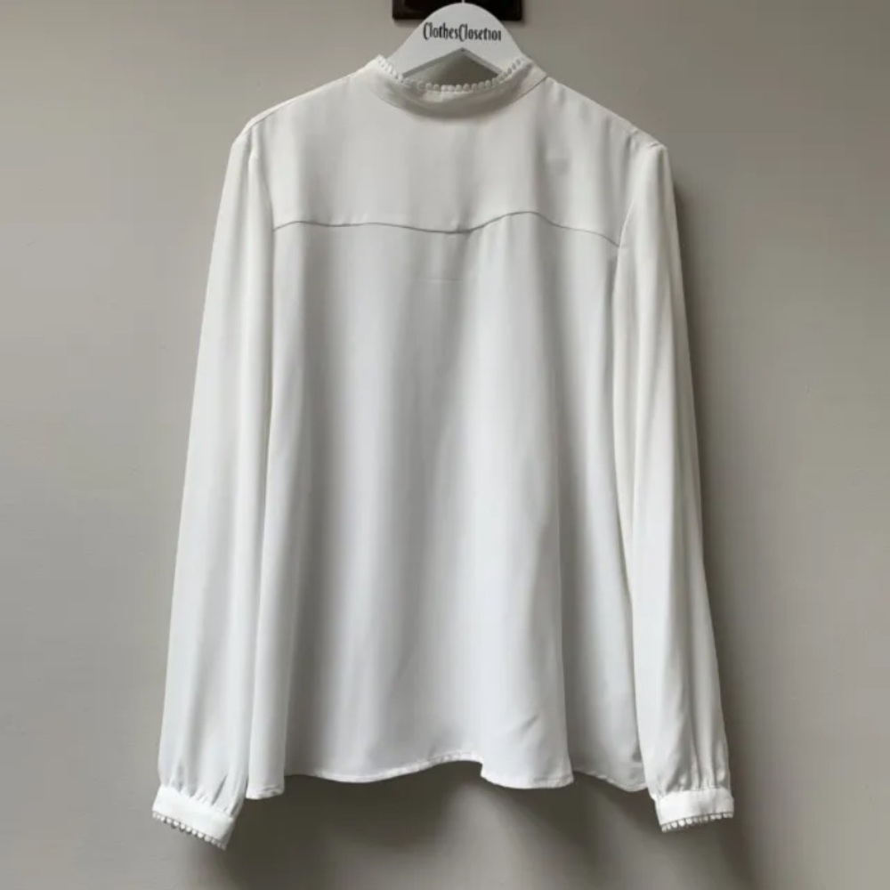 House of bruar shirt blouse size uk 14 ivory classic - Picture 1 of 15